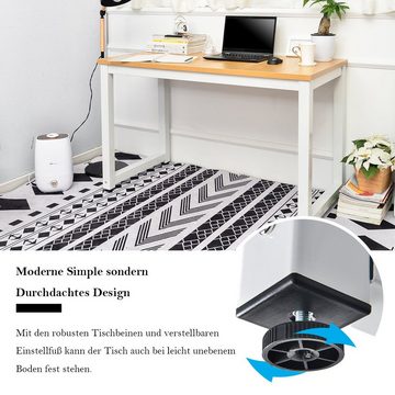 OKWISH scrivania scrivania del computer scrivanie tavolo da ufficio, gambe del tavolo regolabili