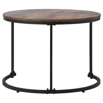 OKWISH Couchtisch Runder geschachtelter Beistelltisch Couchtisch (2-St)
