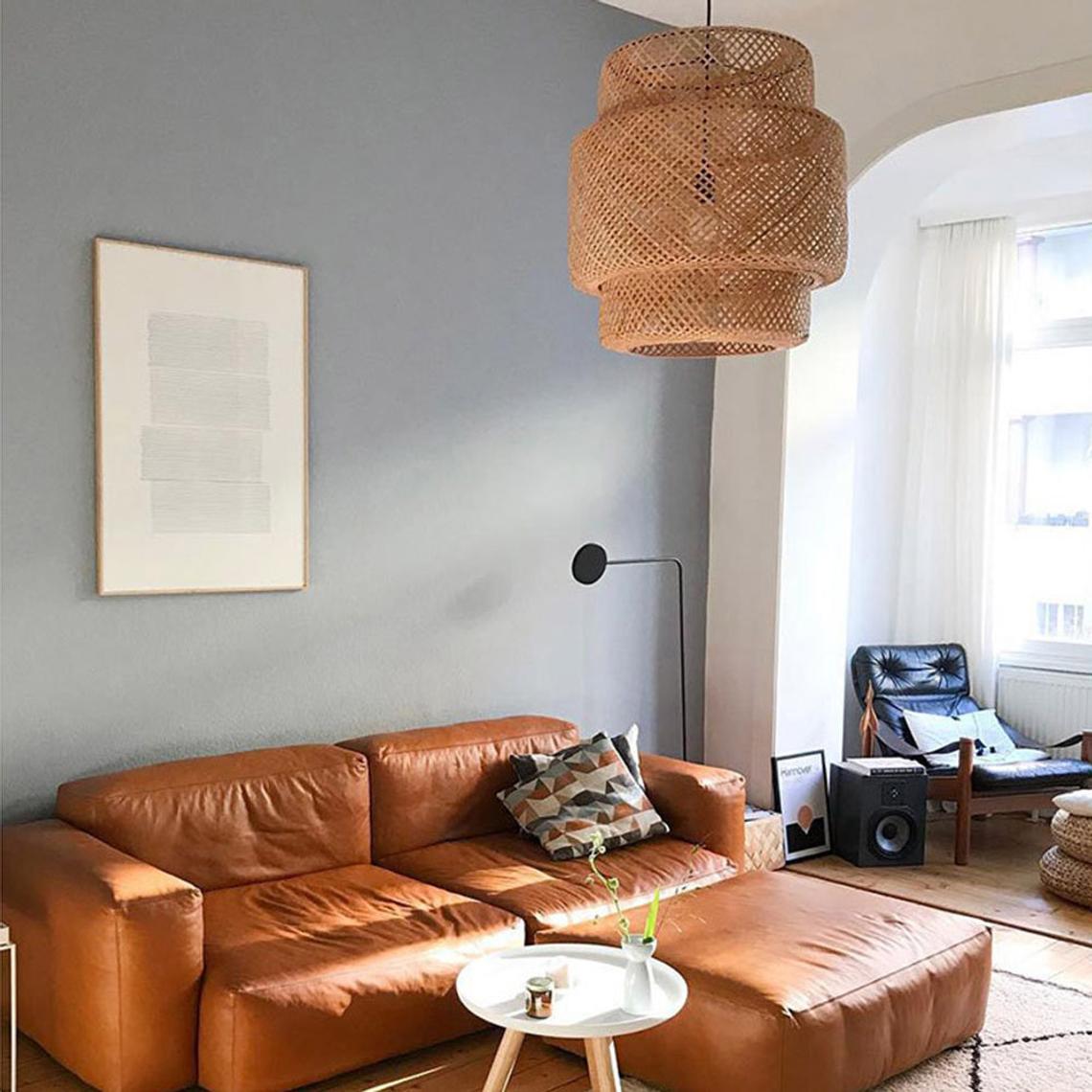 Hand-Woven Bamboo Pendant Light