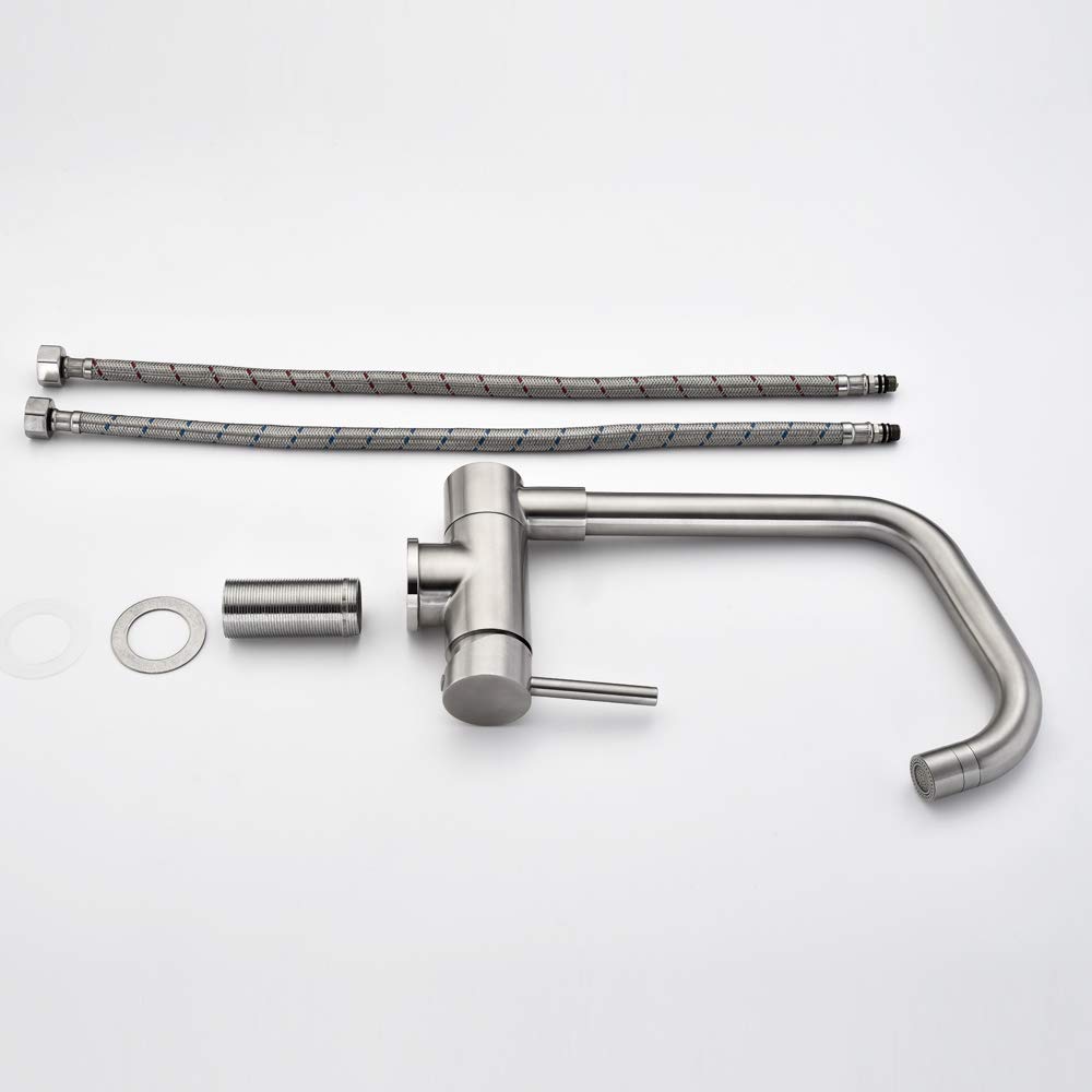 ONECE Robinet De Cuisine Rabattable Avec 2 Jets D'eau, Mitigeur Évier Repliable Pivotant à 360°, Robinetterie Devant Fenêtre, Robinet Pliable En Acier Inox SS304, Brossé Anti-Empreinte -Promos Gout Cuisine Boutique AAHKMJXYDAFdJAOAIMEbOAchmHpFU373 mFTVEalc7Zs9nSWNUJsFBaqK7Zy4hbY p94eQ zJzVBDkfgjUQNWcjr6fjV3ZAqAR81IJZEqSHMnnUPt