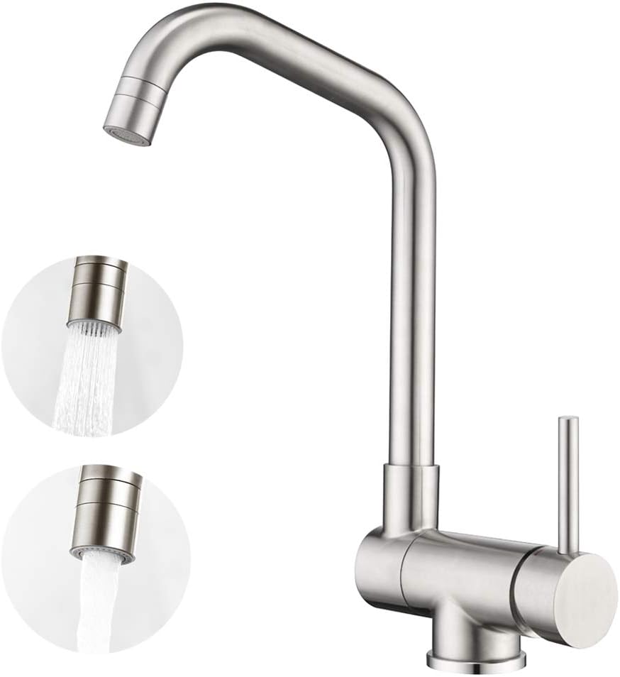 ONECE Robinet De Cuisine Rabattable Avec 2 Jets D'eau, Mitigeur Évier Repliable Pivotant à 360°, Robinetterie Devant Fenêtre, Robinet Pliable En Acier Inox SS304, Brossé Anti-Empreinte -Promos Gout Cuisine Boutique AAHKMJXYDAFdJAOAIMEbOAchmHpFU373 mFTVEalc7Zs9nSWNUJsFBaqK7Zy4hbY p94eQ zJzVBDkfgjUQNWcjrPSY9LFrFChJqGnRDur2H1K67mtnhiBQan8qjPRO7Z0E=