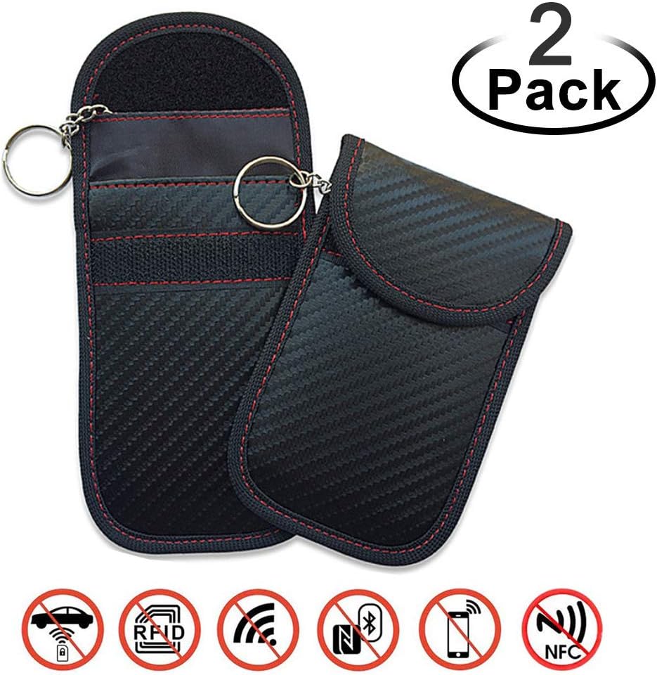 Keyless Go Protection Autoschlüssel [Packung mit 2], Schutztasche