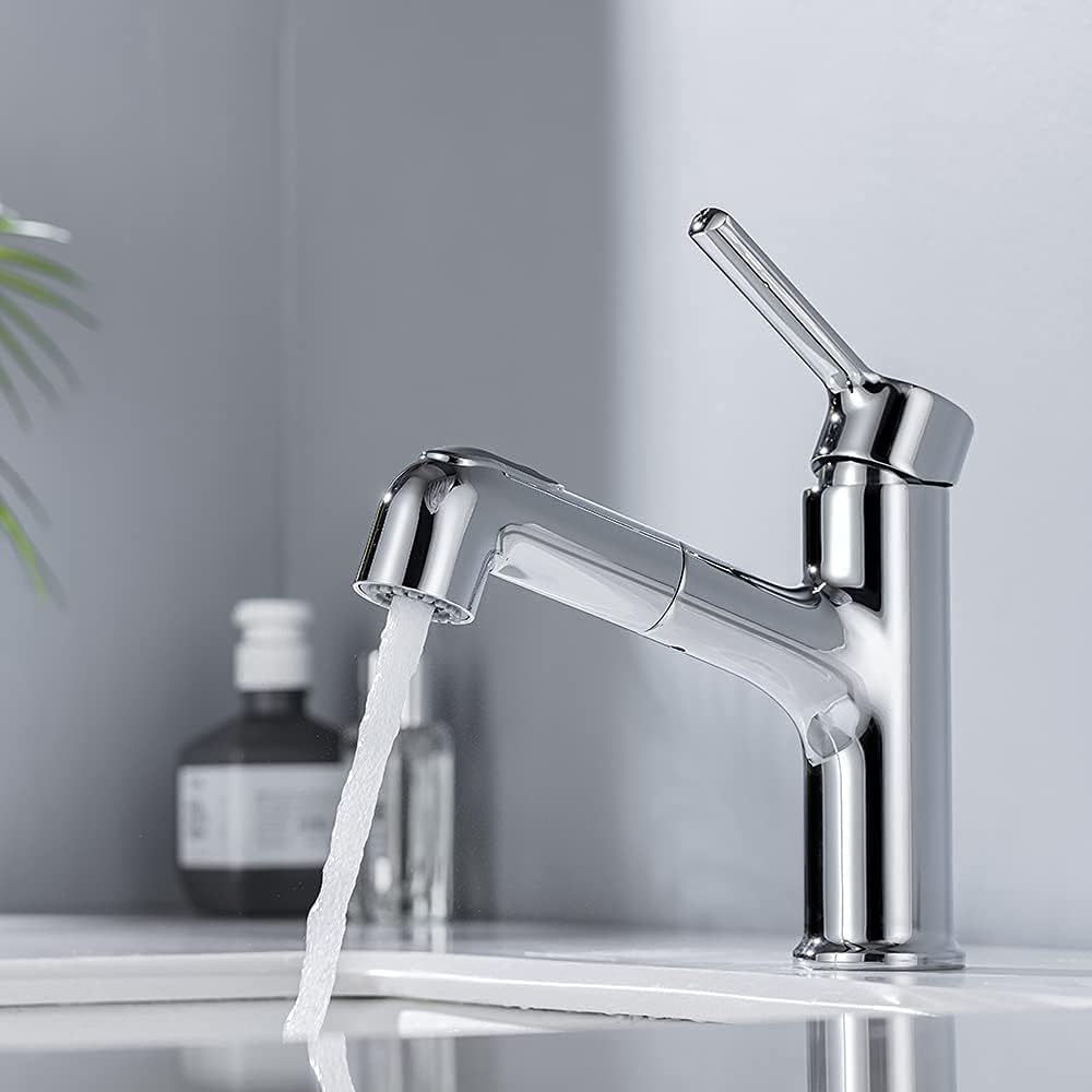 ONECE Robinet De Lavabo En Laiton Avec Douchette Extractible, Mitigeur Salle De Bains Avec 2 Modes D'écoulement Aux Choix, Robinettrie Lave-mains Aérateur Démontable, Cartouche En Céramique, Chromé -Grohe || Hansgrohe Soldes Magasin AAHKMJXYDAFdJAOAIMEbOAchmHpFU373 mFTVEalc7Zs9nSWNUJsFBaqK7Zy4hbY