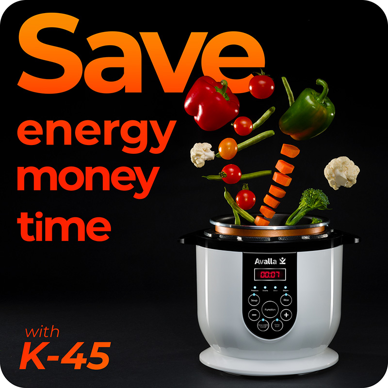 Smart Pressure Cooker 2.5L Non-Stick Steamer And Food Warmer Avalla K-45 -Kitchen Appliances Discounts AAHKMJXYDAFdJAOAIMEbOAchmKqqTIxI9dIbuQR6ATGcn28bciqhtB3kWvjbRDrjXTcrg18SSza0AUOElHC YkPOSsy8wWUm