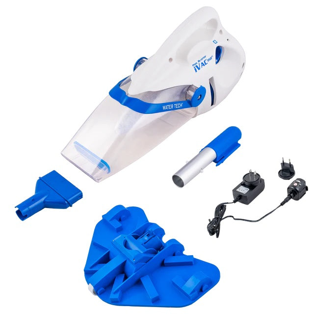 WaterTech Pool Blaster I-VAC 350 - Aspiratore a Batteria al Litio Ricaricabile per Pulizia Piscina - Idromassaggio & SPA