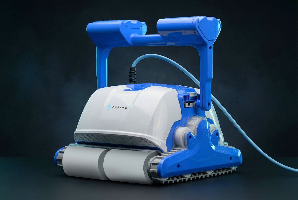 Dolphin ZEFIRO SF50 Gyro Digital - Robot Elettrico Pulitore per Piscina fino a 15 Mt - TOP GAMMA per Rivestimento in Ceramica Cemento Verniciato Vetroresina & PVC con Gradino Perimetrale - MY2026