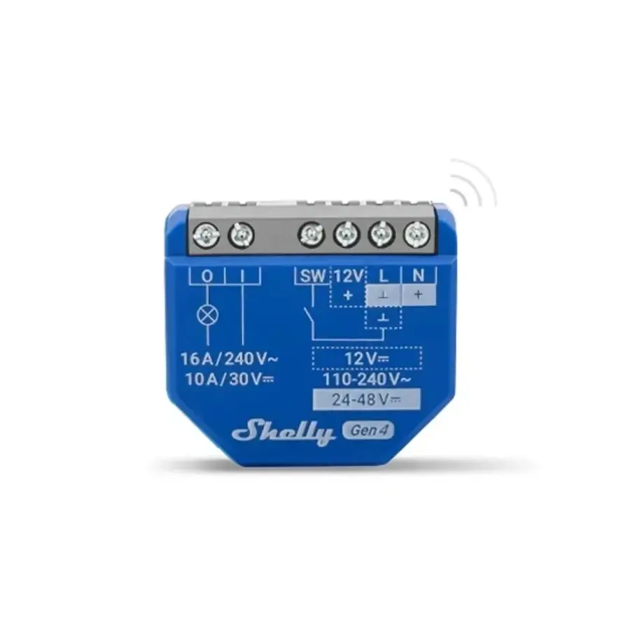 Specifiche del prodotto Shelly 1 Gen4