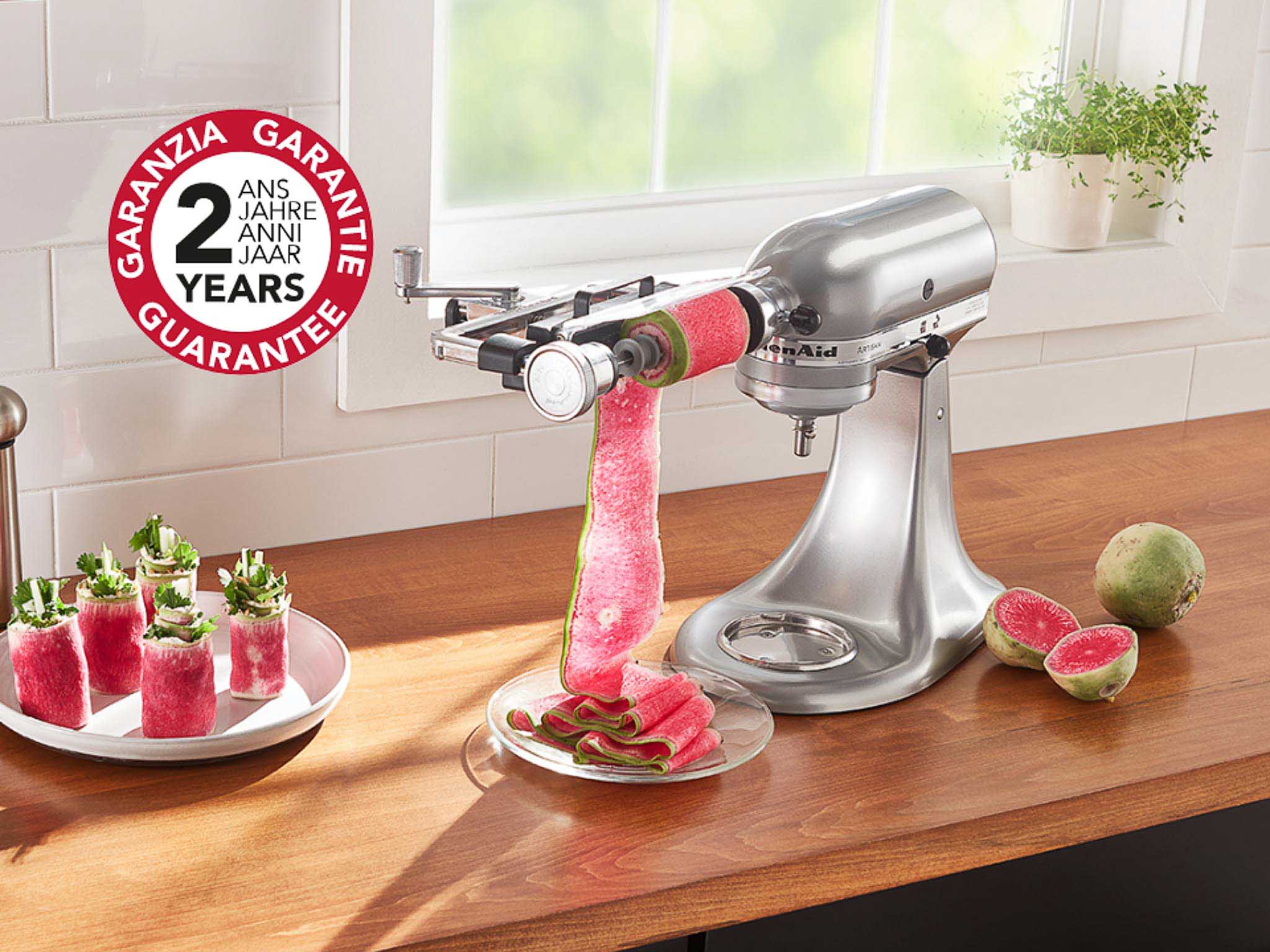Mixer Attachments Vegetable-Sheet-Cutter with melow