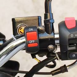 bouton guidon phare additionnel LED moto