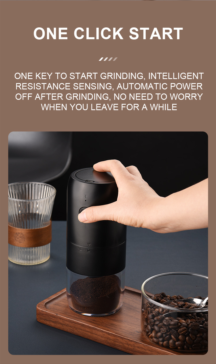 Molino de café portátil recargable por USB