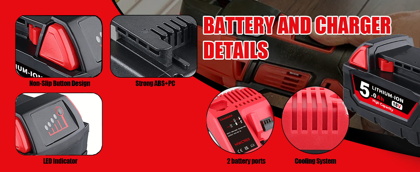 Batterie Milwaukee 5.0Ah
