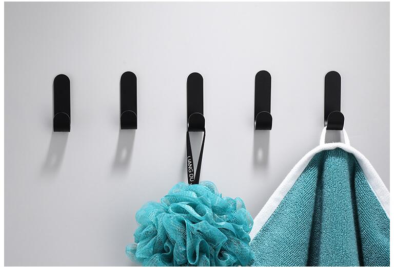 Crochet En Tissu Cintre Noir Crochet Mural Sans Clou Clé Manteau Sac Chapeau Cintre Aluminium Robe Crochet Maison Salle De Bain 5 Pièces -Promos Gout Cuisine Boutique AAHKMJXYDAFdJAOAIMEbOAchoK7M5N0Bh9lUp89Gku6vt2AAjzUBhU2jeYA612 4umm5Fh