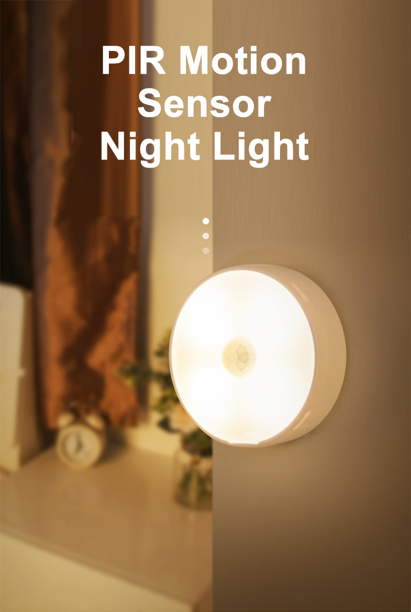 Luce LED A Sensore Di Movimento LANDGOO In Legno Di Noce - Ricaricabile E Magnetica Per Interni (2 Pezzi) - 4