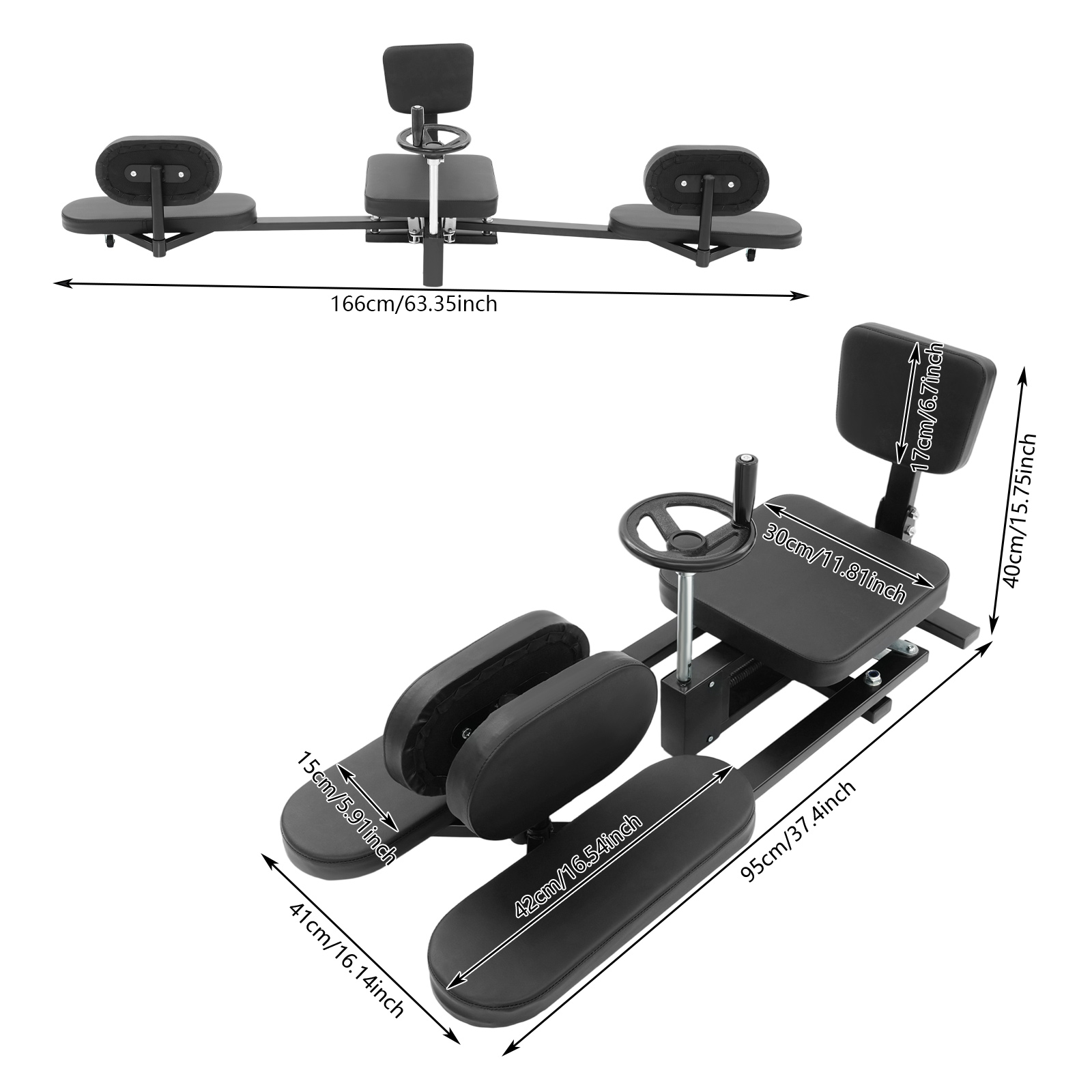 Leg Stretcher, 0-210° Adjustable Leg Split Machine, Heavy Duty Leg ...
