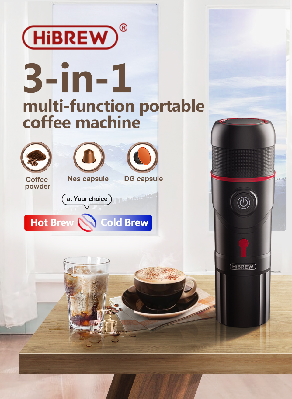 HIBREW H4 - Cafetiere Italienne Portable,machines à Café Automatiques,machine Expresso,Compatible Avec Capsules Nespresso Dolce Gusto Café Moulu,60ml,80W,camping,voiture (Premium,Noir) -Machine À Café AAHKMJXYDAFdJAOAIMEbOAchoK7M5N0Bh9lUp89Gku6vtxWNm8rqrYdoE2xYTwxTLcatG6Eko7m9jkb8rzfT1ukz9ytXJwLaVkHKjsxb 19RWo3R3raEOTerilsMJhRmvHg=