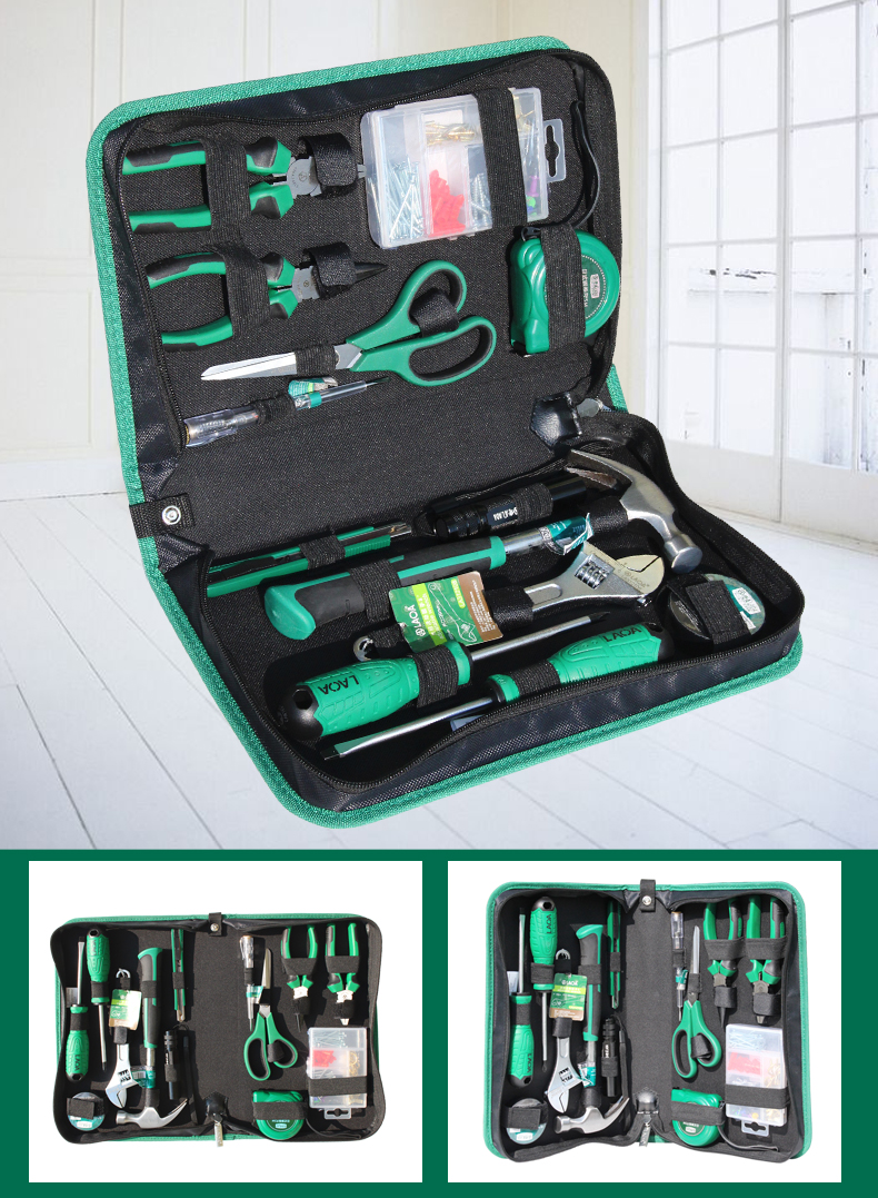 Trousse à Outils 9 Pièces WMC – Pince, Marteau, Tournevis, Douilles, Pour Bricolage