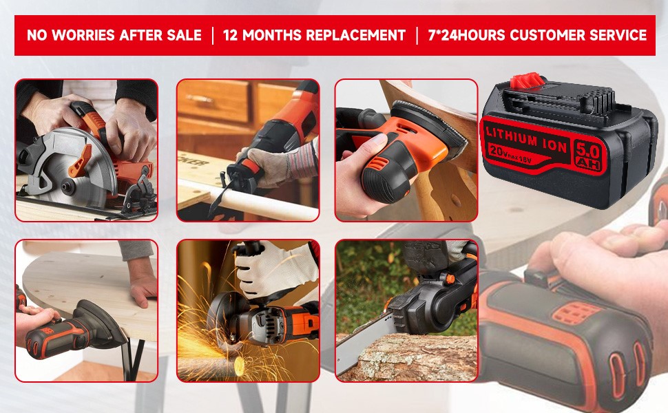Batterie de remplacement 20V 5.0Ah