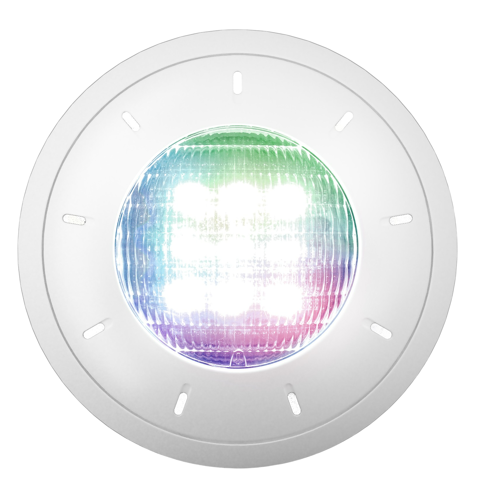 Projecteur Led Piscine à Visser Sur Le Refoulement Projecteur LED piscine Stella - Couleurs RGBW - WPX 30 - 30W - installation  sur support mural - CCEI