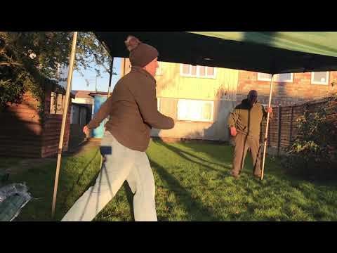 MAXIMUS Heavy Duty Gazebo 3x3m Pop Up Commercial Gazebo Market Stall Marquee WS GREY -Outdoor Furniture Store