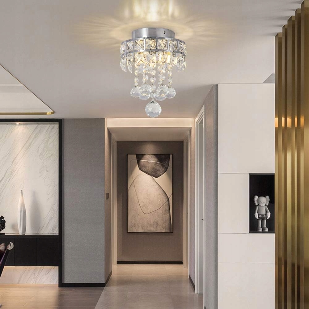 Lampa wiszaca Kryształ ze stali nierdzewnej E14 EAN (GTIN) 0699911402562