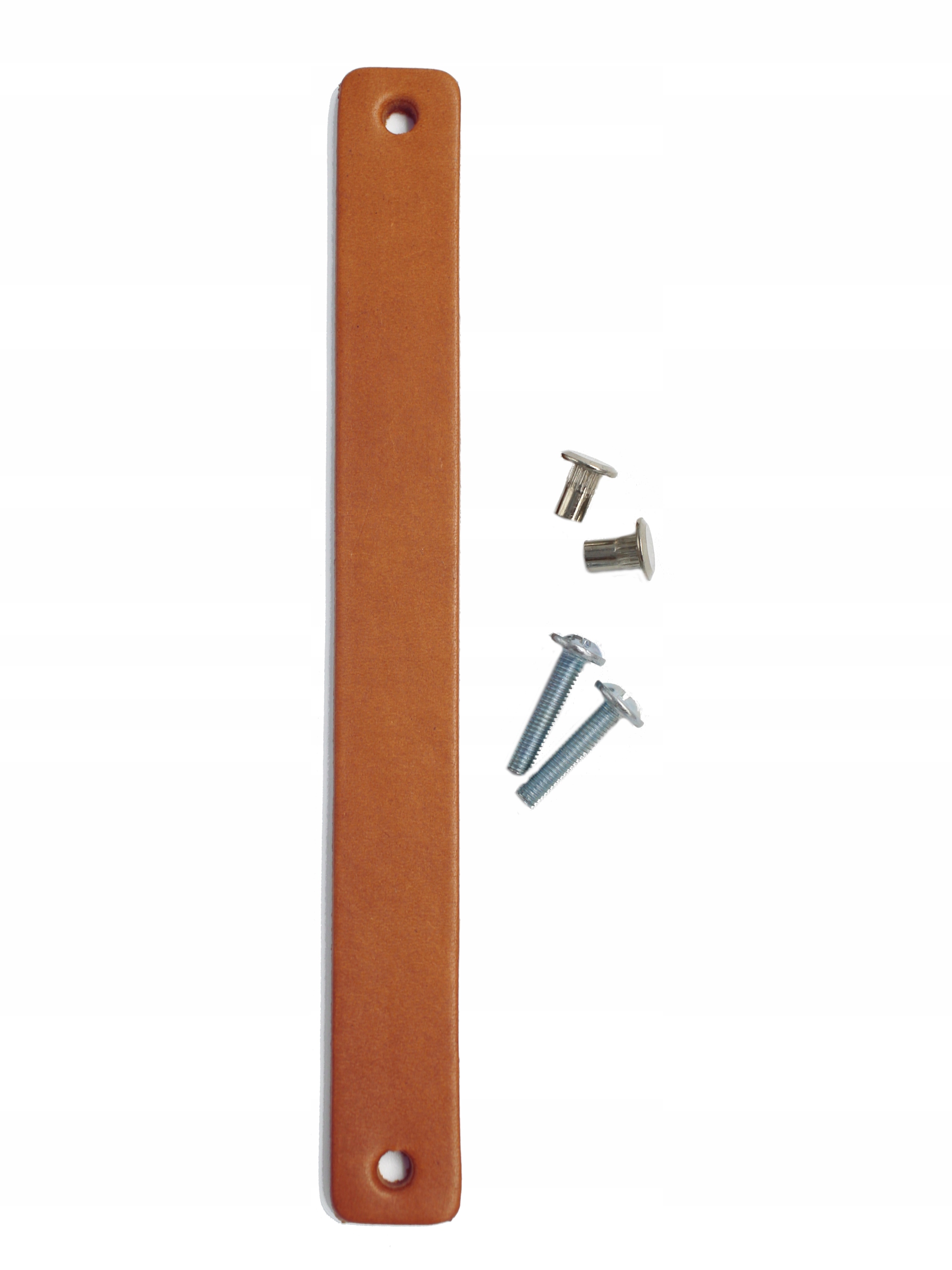 UCHWYTY meblowe skórzane koniak 160 mm uchwyty do szuflad, szafek scandi Marka Black Tree