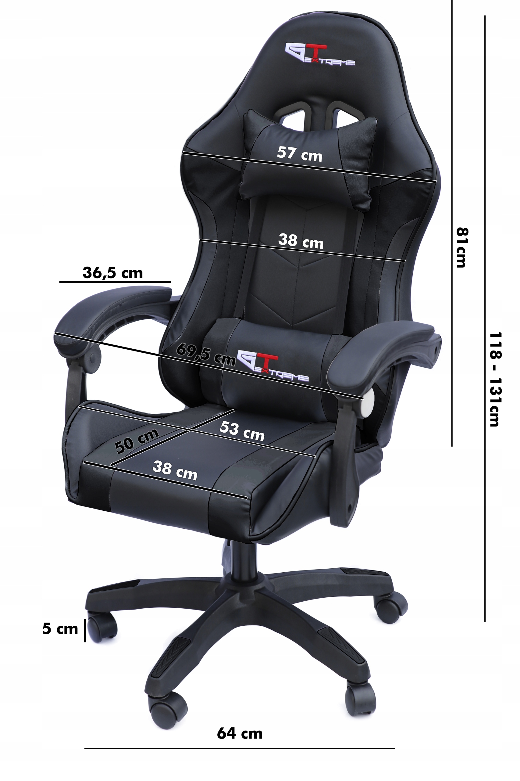 gtxfr-010 Silla gaming GT extreme, oficina, masaje, eco-piel, reposapiés. Código del fabricante gtxfr-010