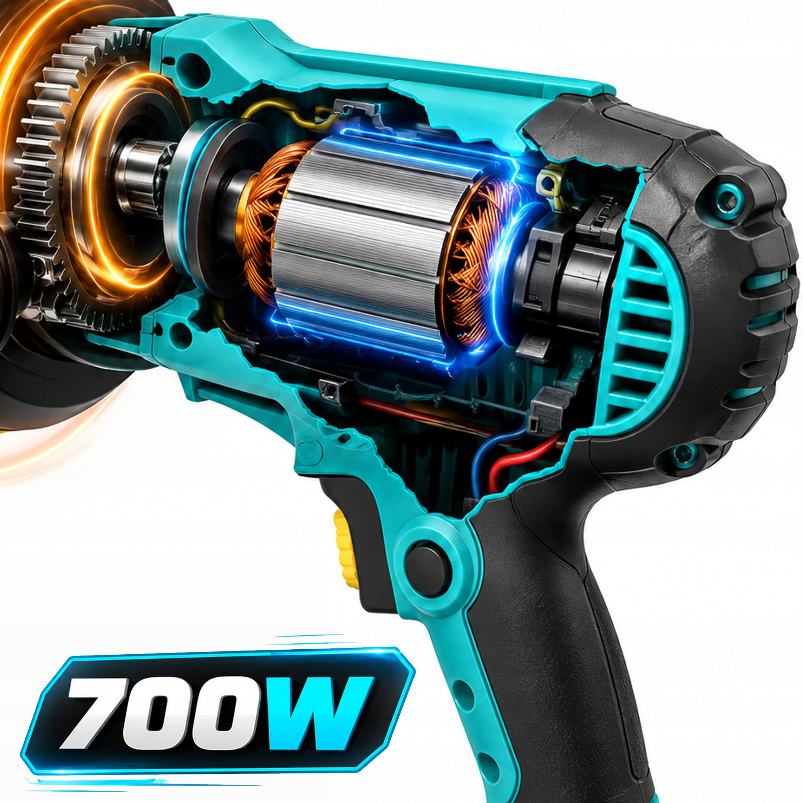 POLISSEUSE AUTO 600-3700 tr/min + RALLONGE + KIT. Poids du produit avec emballage : 1,65 kg