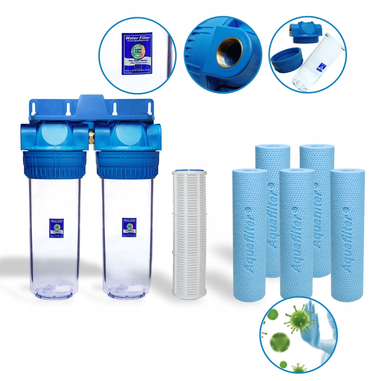 ADOUCISSEUR D'EAU 20L BNT + PRE-FILTRE TESTEUR DE SEL Capacité 20 l