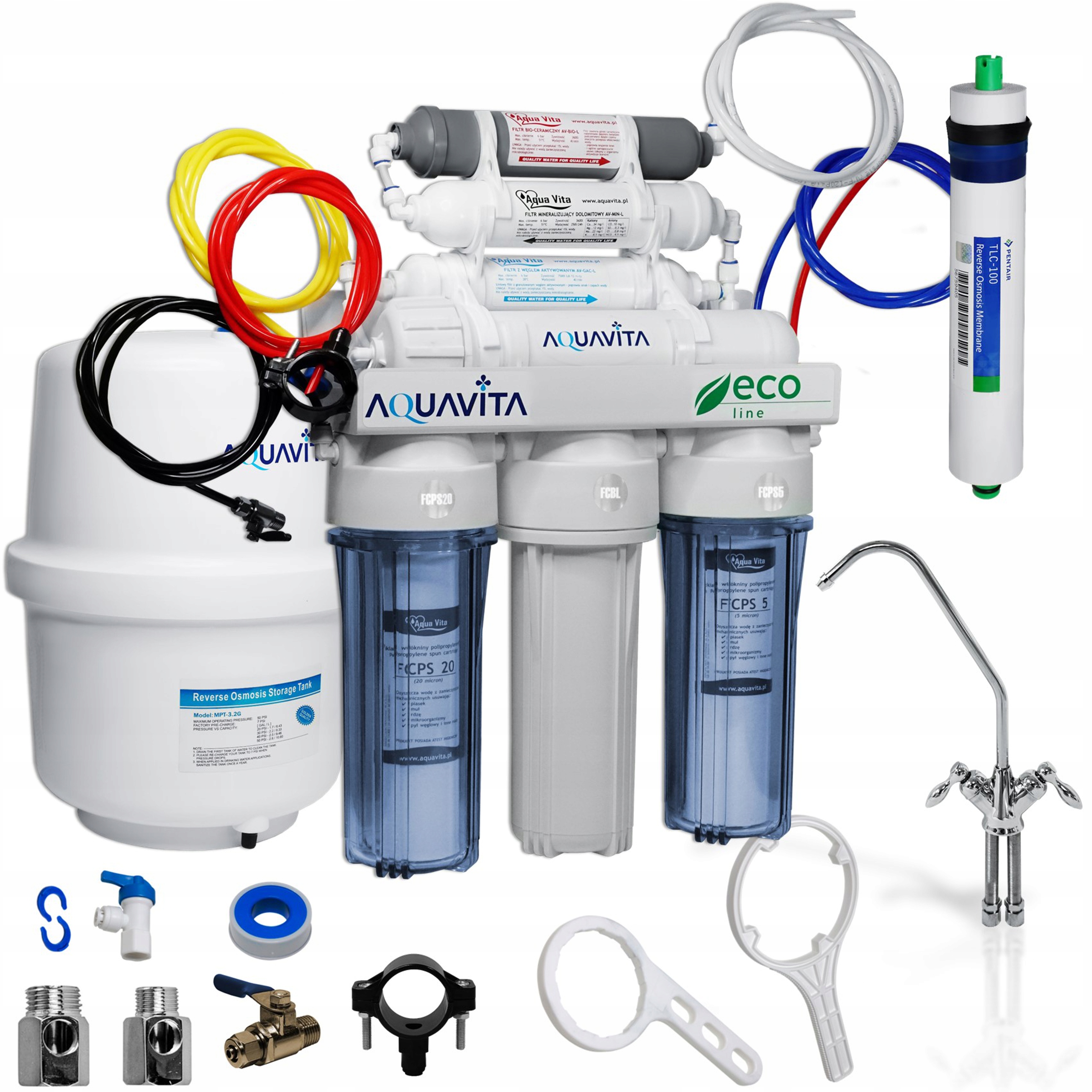 RO7 BIO FILTRE À EAU IONISEUR À OSMOSE INVERSE