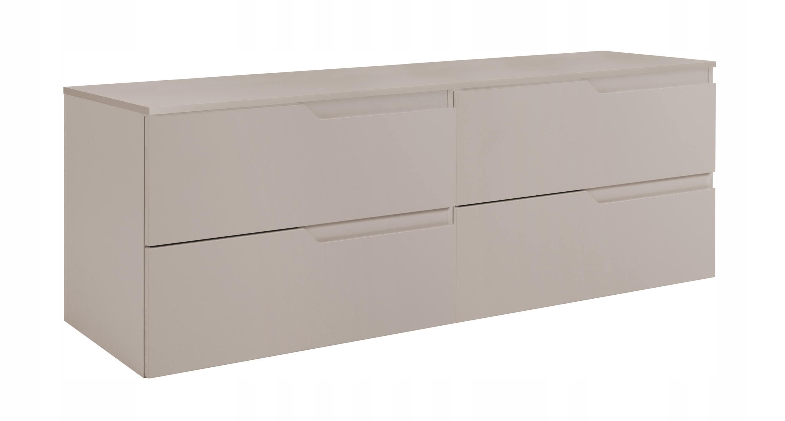 RODAN MODERN Badmöbel Set 120 cm Kaschmir mit Arbeitsplatte Kaschmir – Hauptansicht