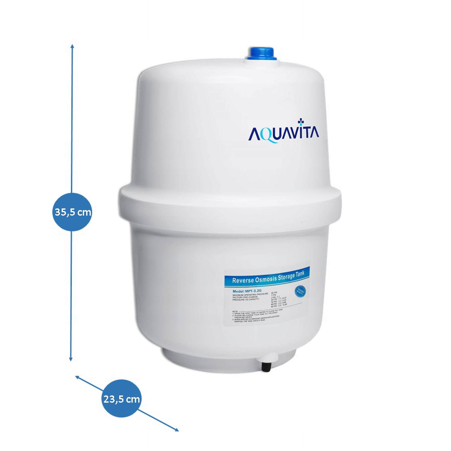 FILTRE À EAU OSMOSE REDOX IONISEUR RO7 AQUAVITA RO