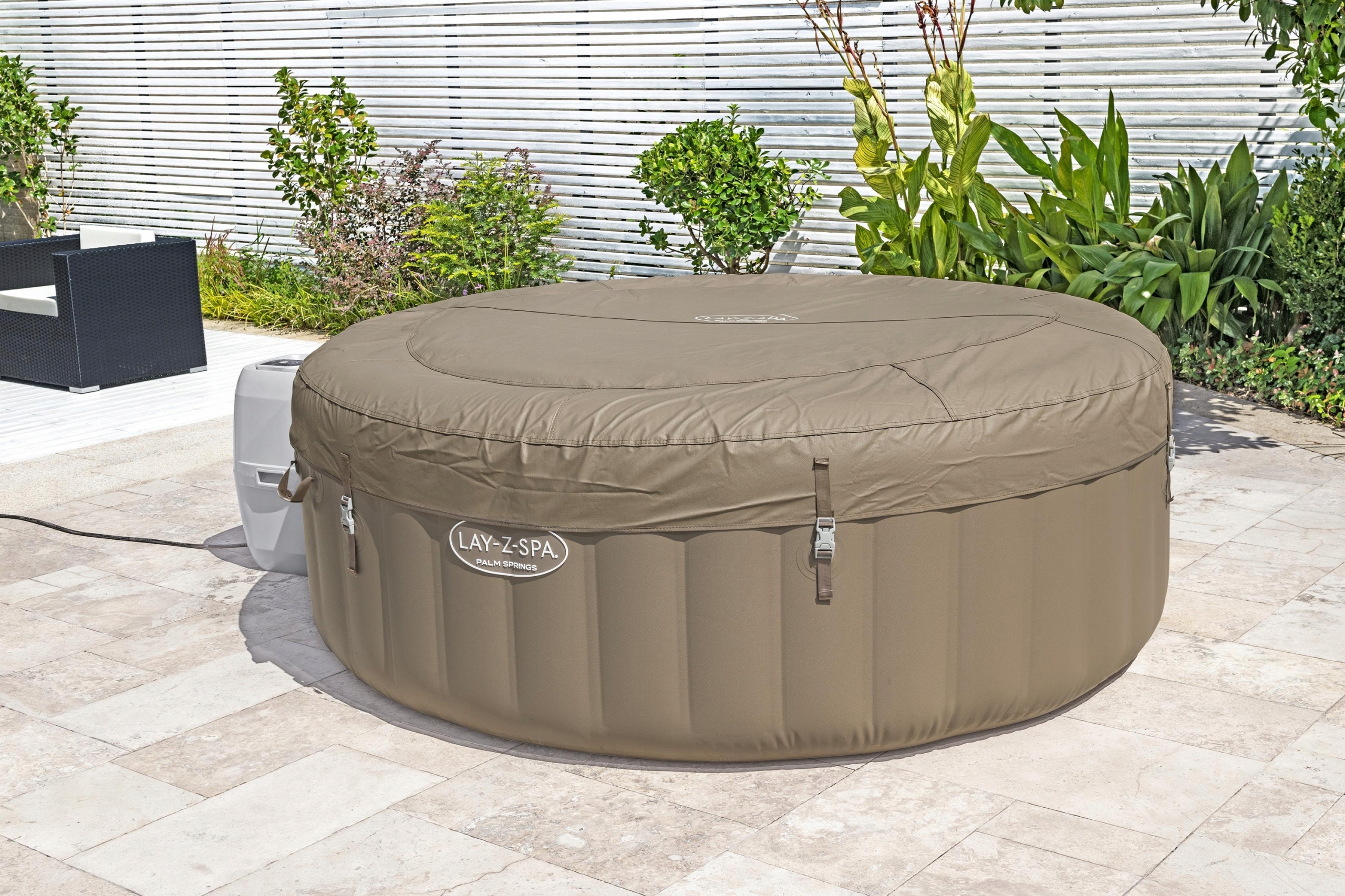 BASEN Z HYDROMASAŻEM DMUCHANE SPA 6 OSÓB BESTWAY PALM SPRINGS 140 DYSZ 40°C Producent Bestway
