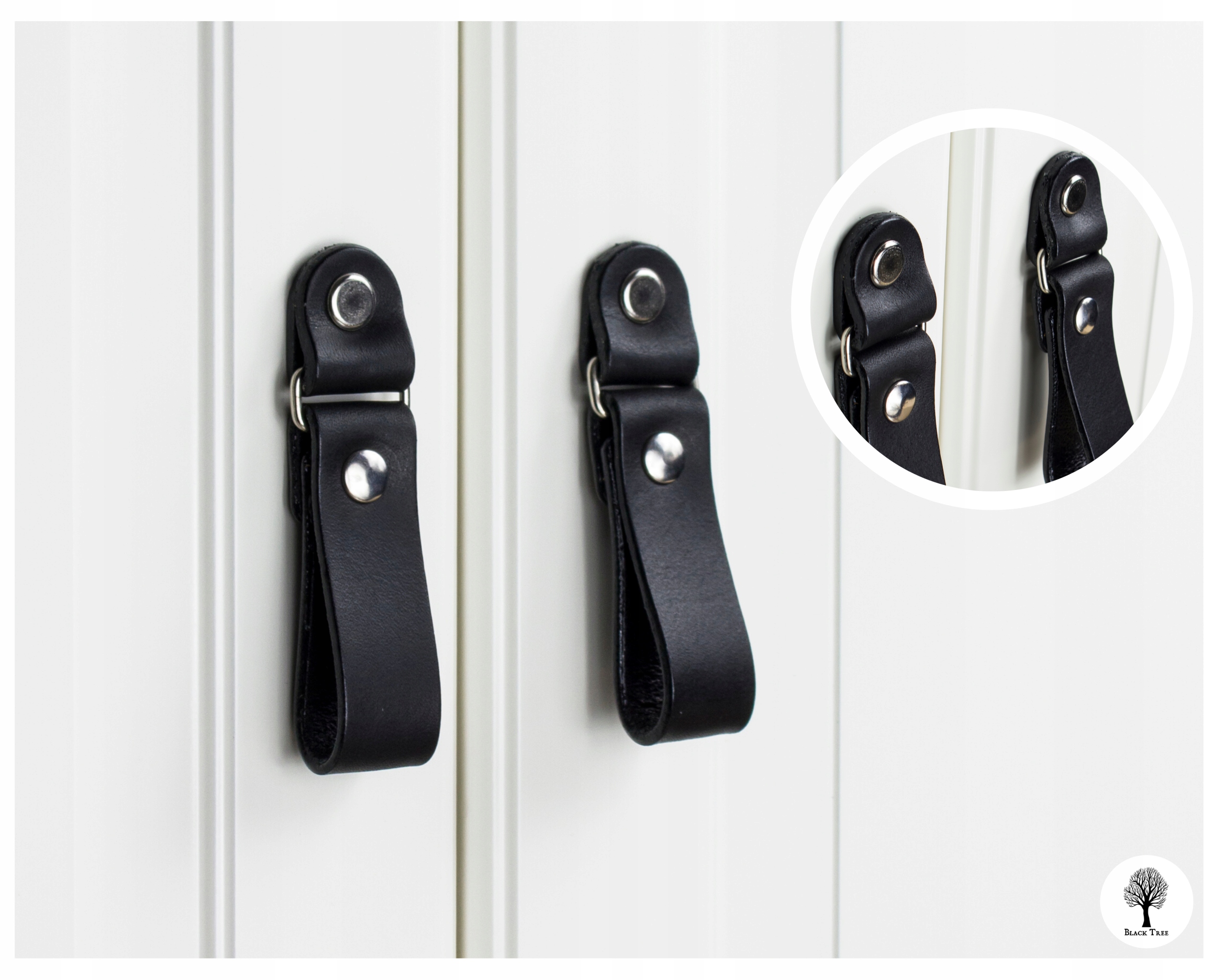 Poignée de meuble en cuir DO meuble n° 008 noir EAN (gtin) 5904151620252