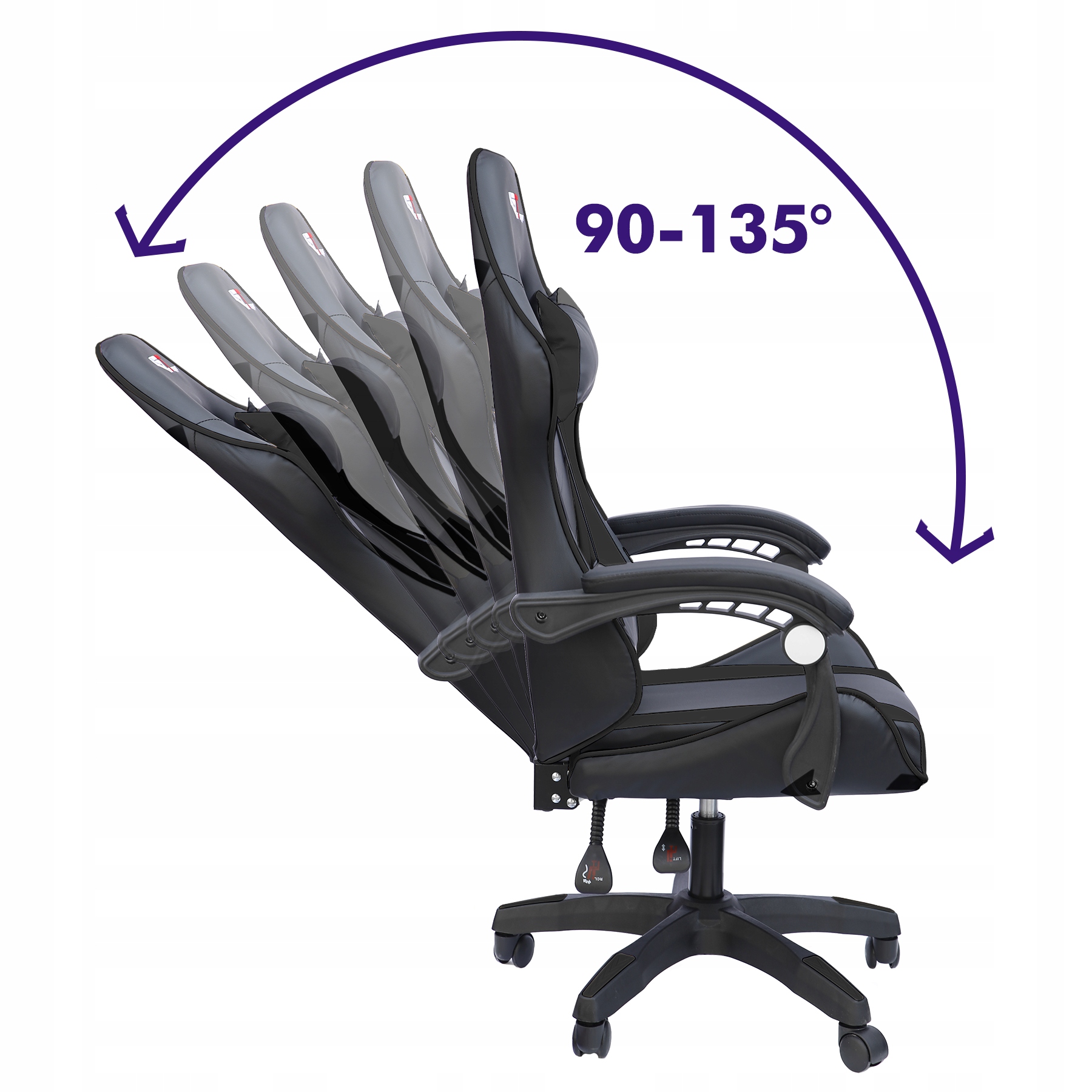 gtxfr-010 GT extreme gaming chair, office, massage, eco-leather, footrest Marca otra