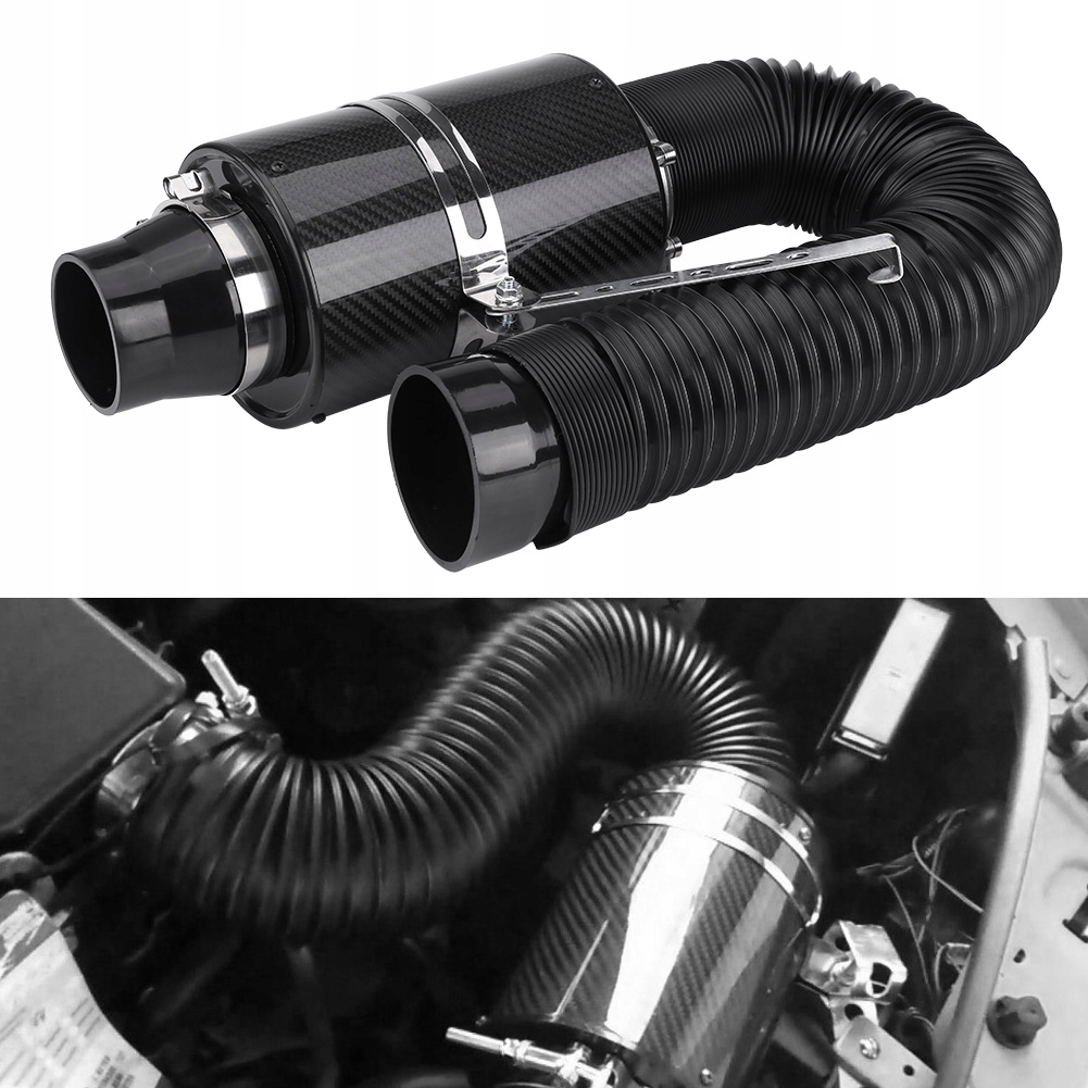 airbox sport filtr powietrza wlot zimnego powietrza uniwersalny do wszystkich pojazdów Audi BMW Numer katalogowy części 76MM
