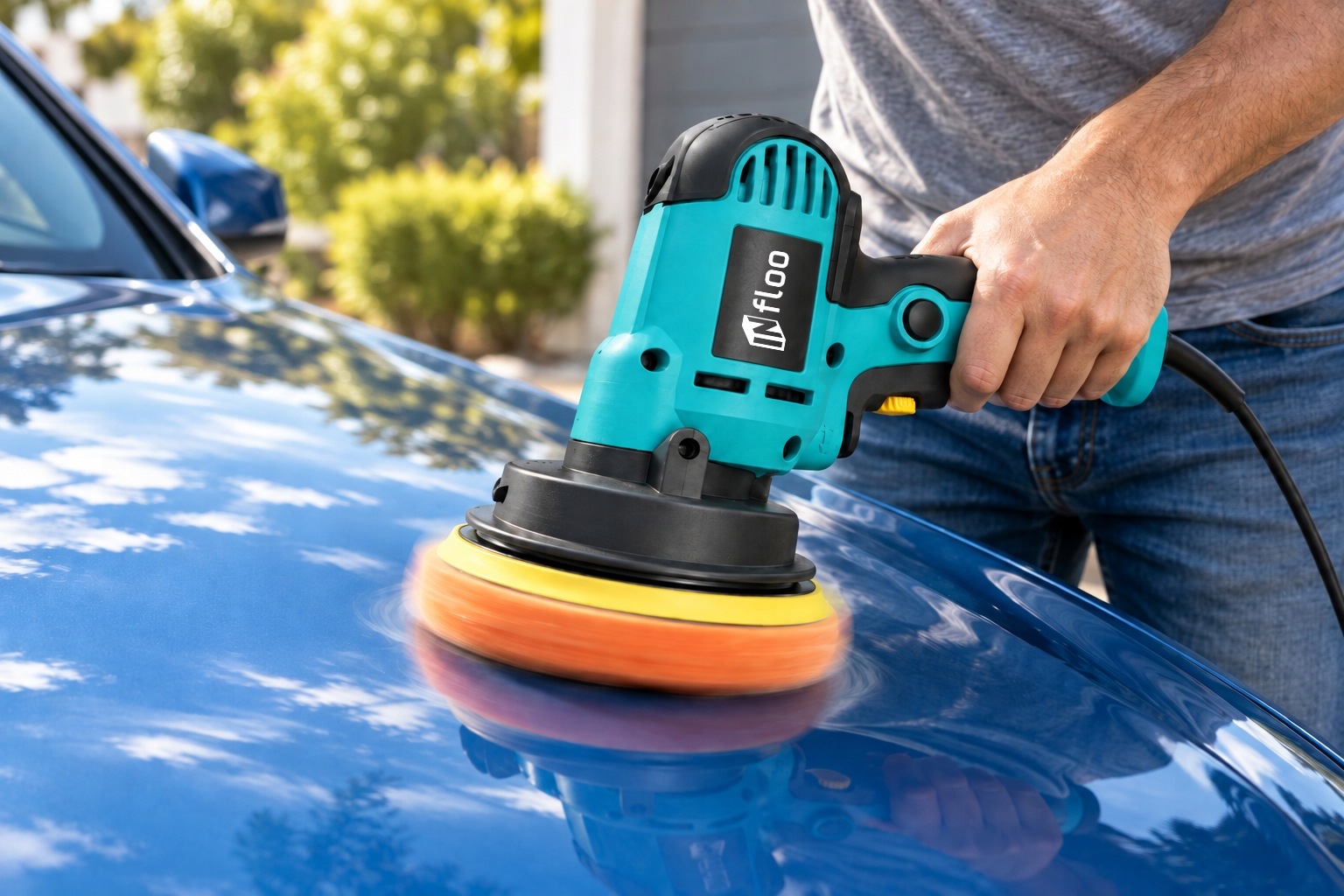 POLISSEUSE AUTO SANDER 600-3700RPM + RALLONGE + KIT Type de poignée : poignée supérieure fermée