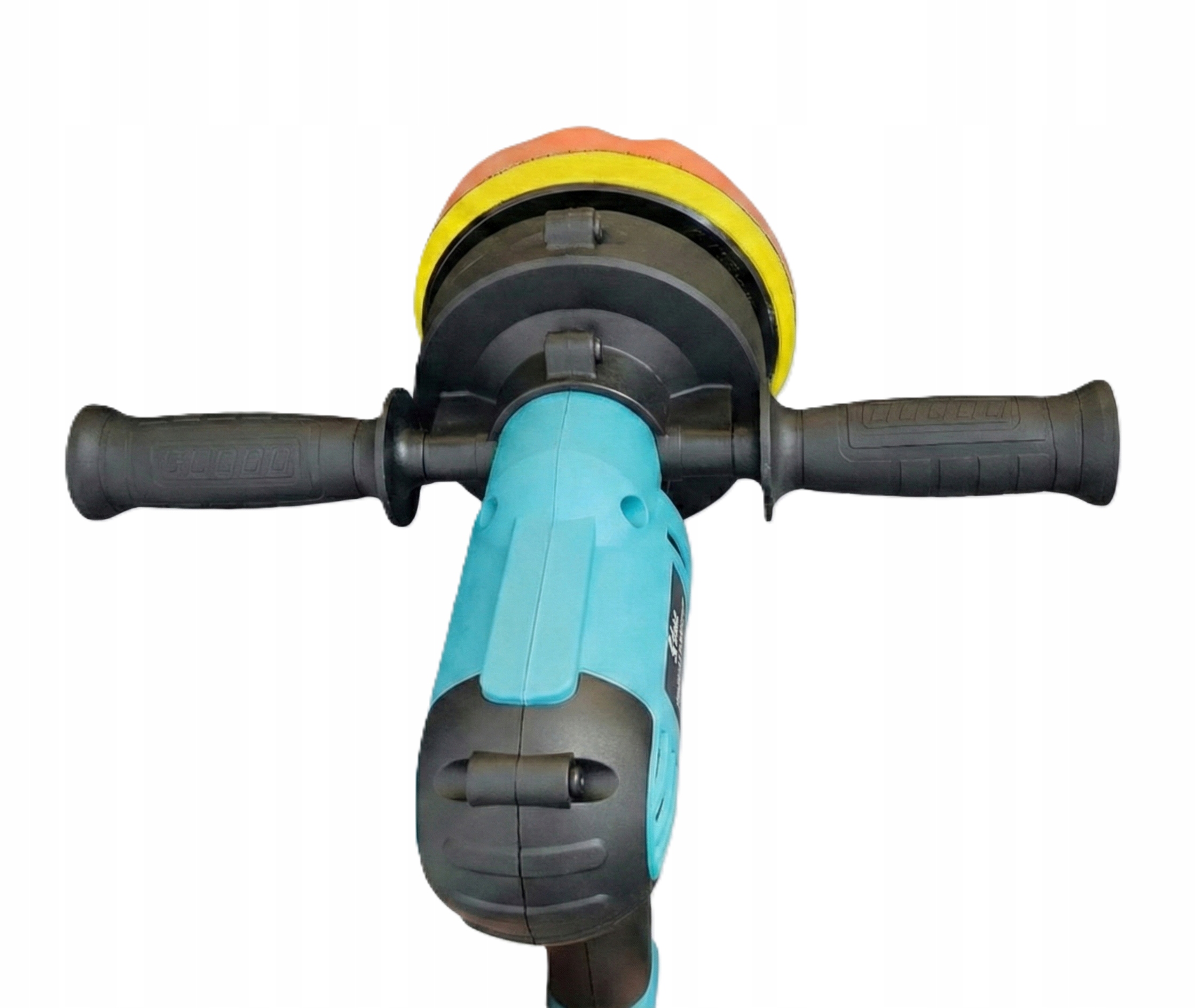POLISSEUSE POUR VOITURE, POLISSEUSE MACHINE 600-3700 TR/MIN + KIT DE POLISSAGE, Système de montage de l'abrasif, Fixation Velcro