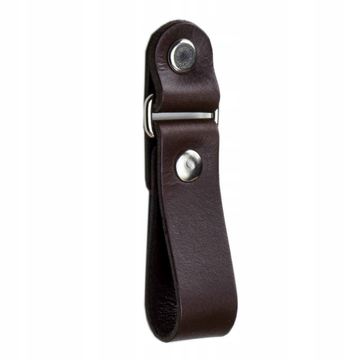 Poignée de meuble en cuir pour meubles, cuir n° 008 marron foncé