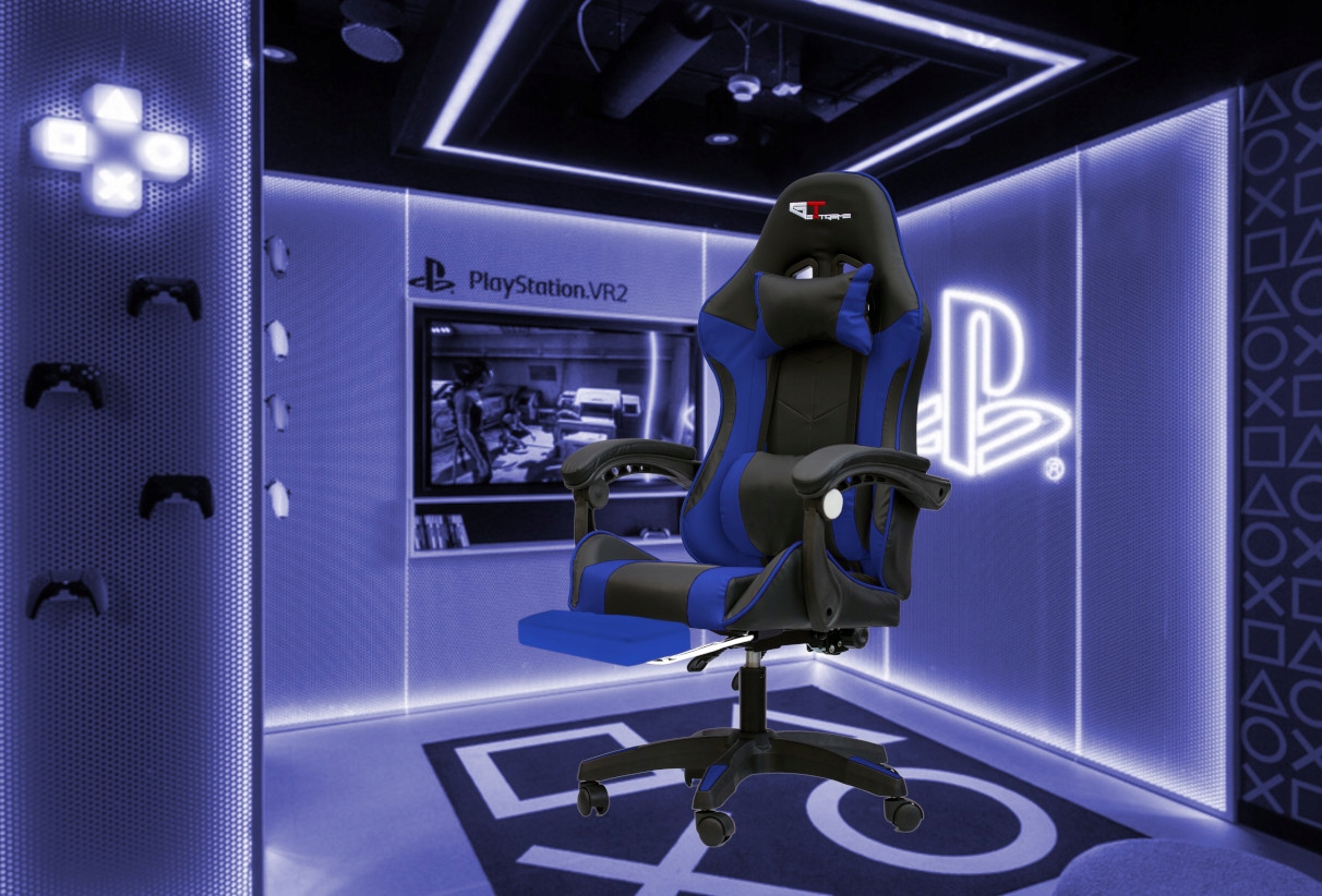 gtxfr-006 Silla gaming GT extreme, oficina, masaje, eco-piel, reposapiés Modelo gtxfr-006