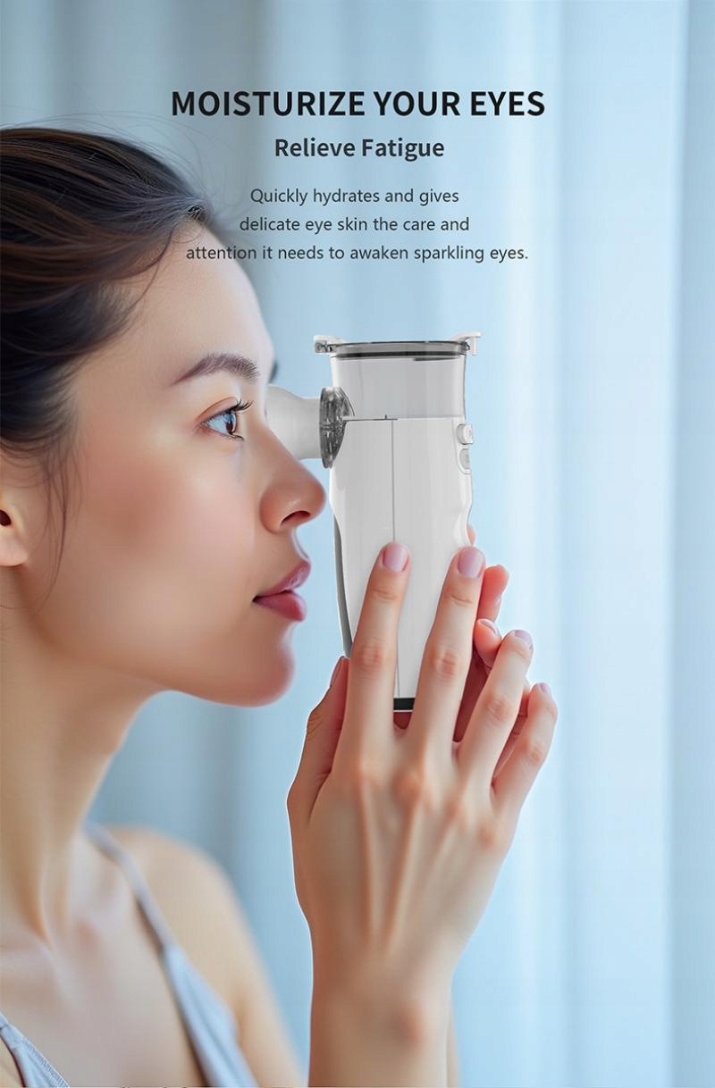 Przenośny nebulizator 3w1 nawilżający nebulizator do oczu inhalator USB/AA*2 Marka bez marki