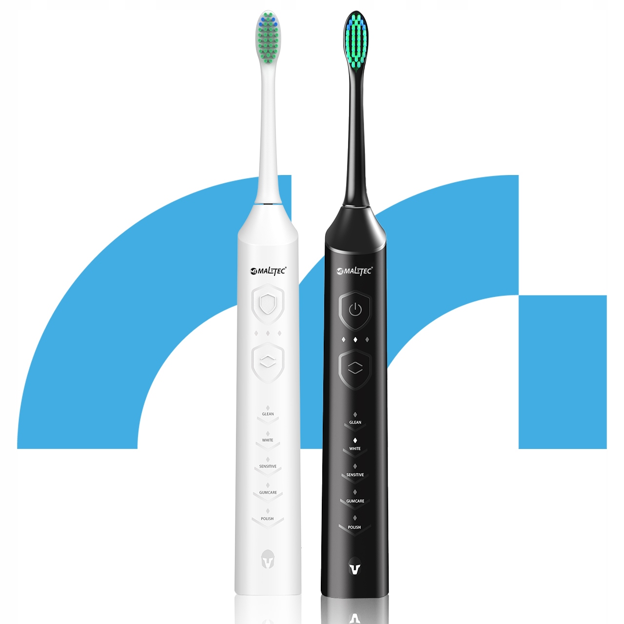 2x Sonic Electric Toothbrush Set of 6 Heads Charger Other Brand