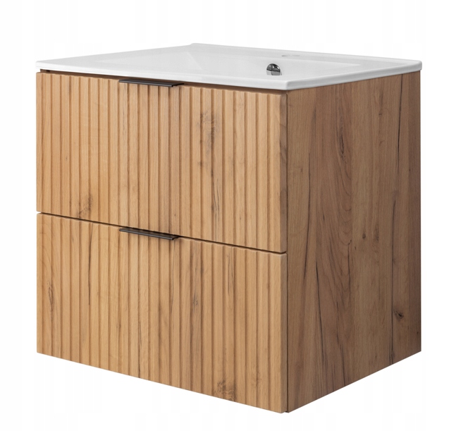 RODAN FLOW Waschtischunterschrank 60 cm Eiche Craft Gold – Produktansicht