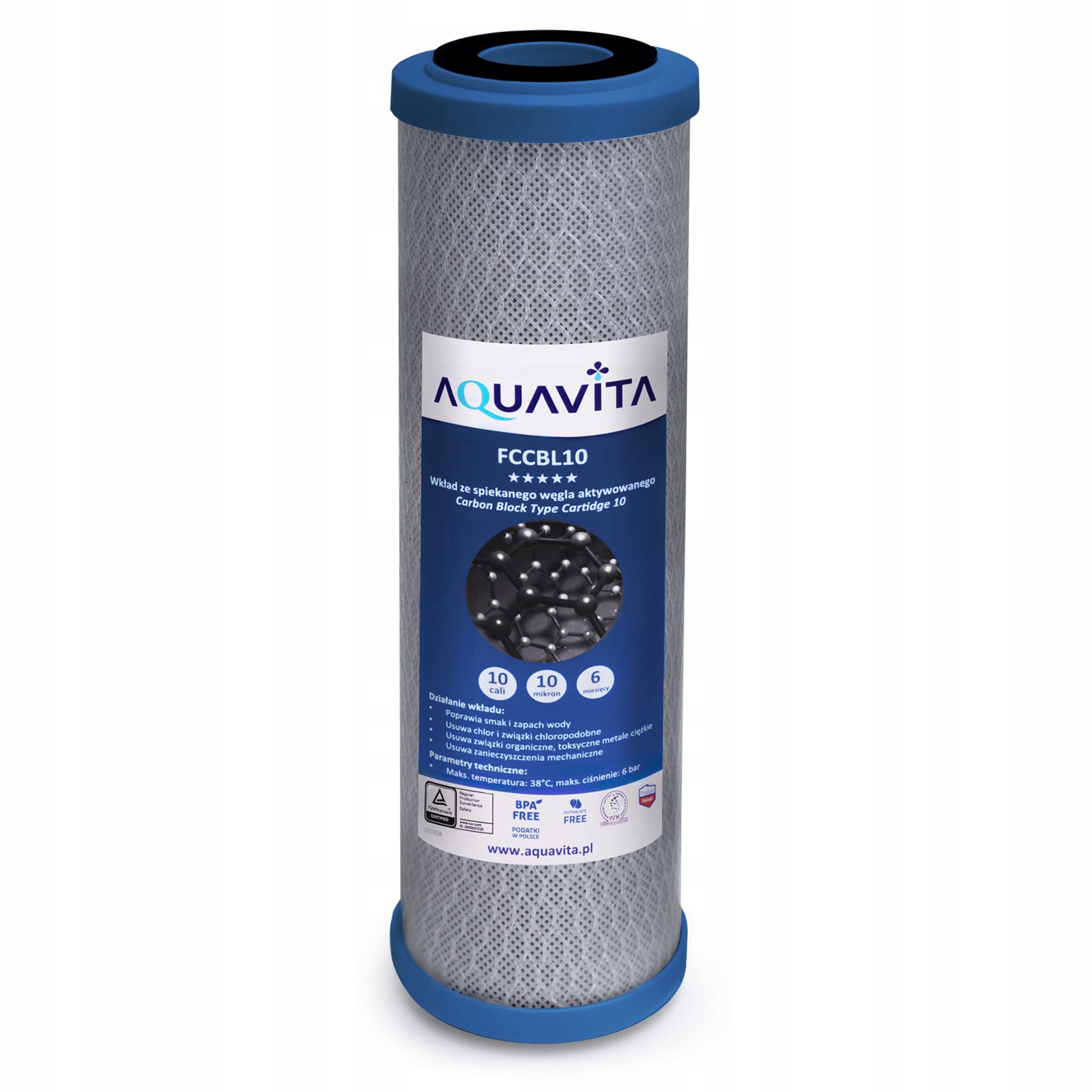 AQUAVITA FILTRE À EAU CARTOUCHES OSMOSE GRAND ENSEMBLE Modèle AC-OM-75