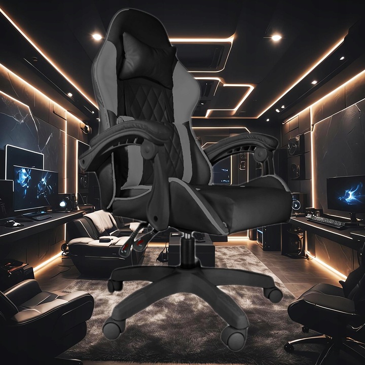 FG-PRS-L-LED-012 silla gaming de prestigio, LED, oficina, masaje, juego extremo EAN (gtin) 5901560224910