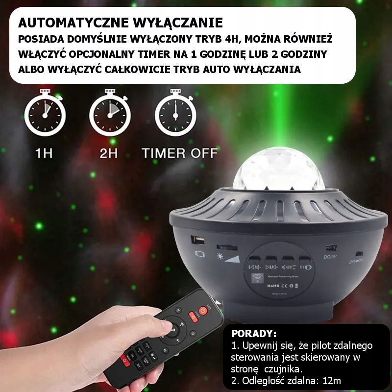 Lampe de nuit Mik-Star SPL-200 noire Code fabricant SPL-200