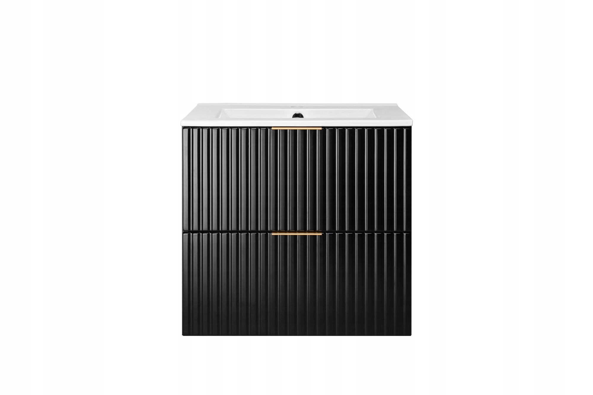 RODAN FLOW 60 cm Schwarz mit Keramikwaschbecken – Ansicht 5