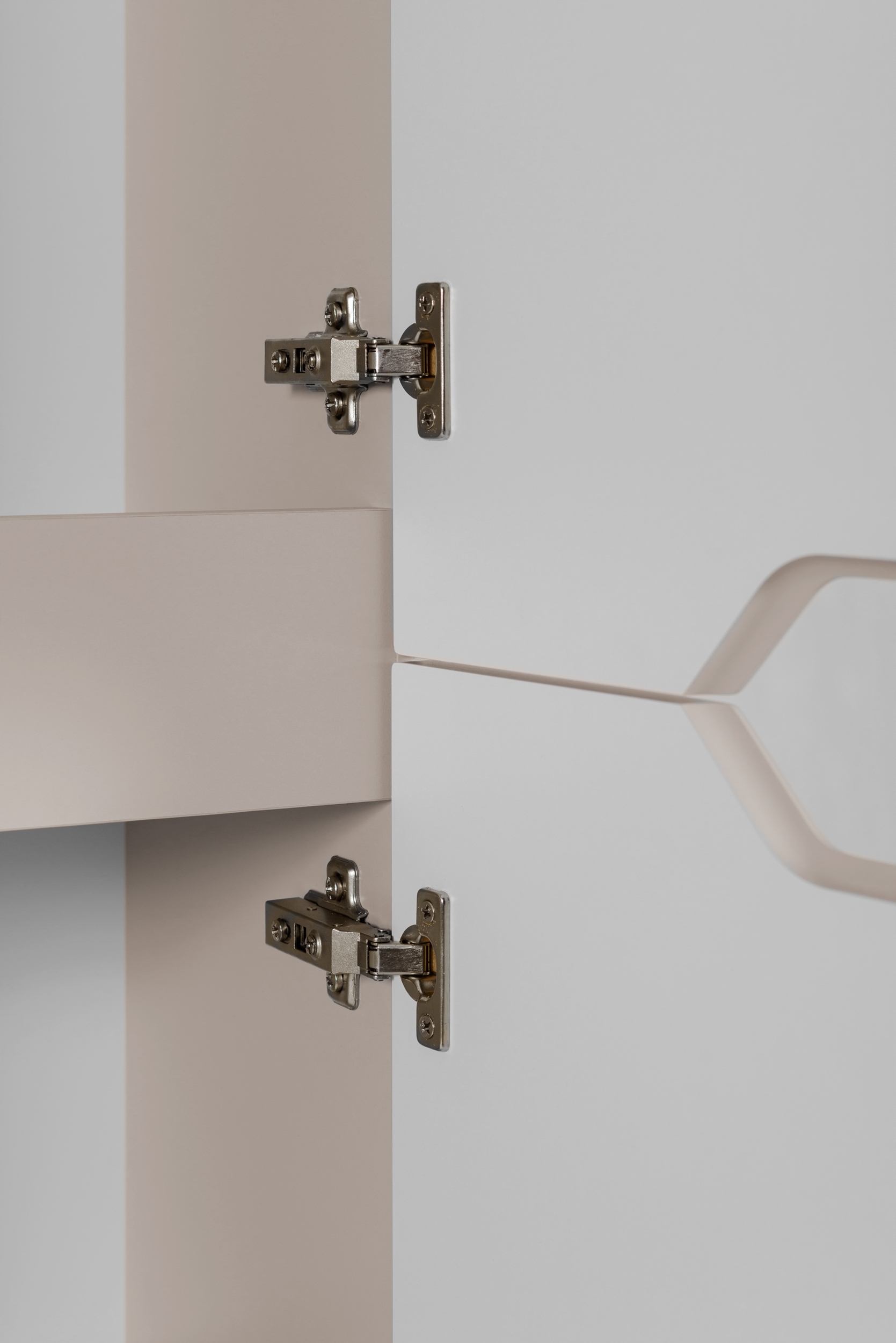 RODAN MODERN Badmöbel Set 80 cm Kaschmir mit Hochschrank und Arbeitsplatte – weitere Produktansicht 9