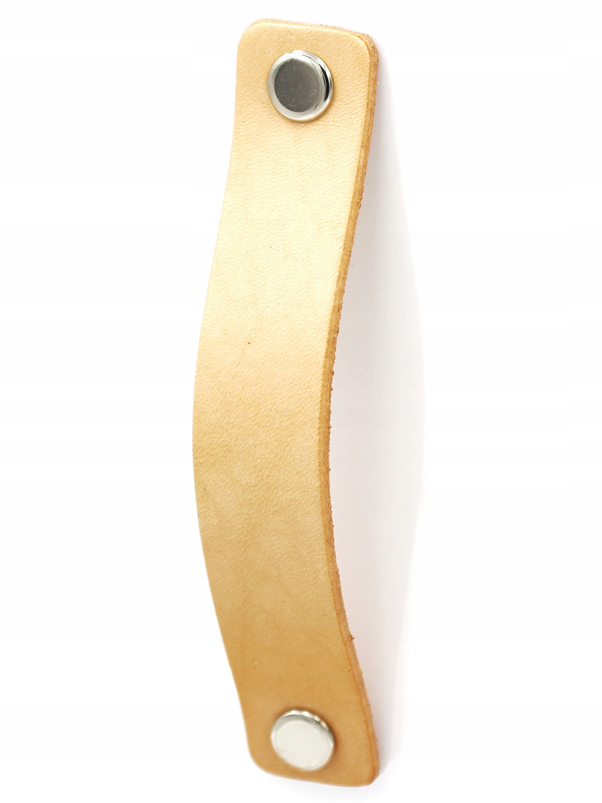 Poignée en cuir pour meubles, poignée, bouton 96 mm lumière naturelle