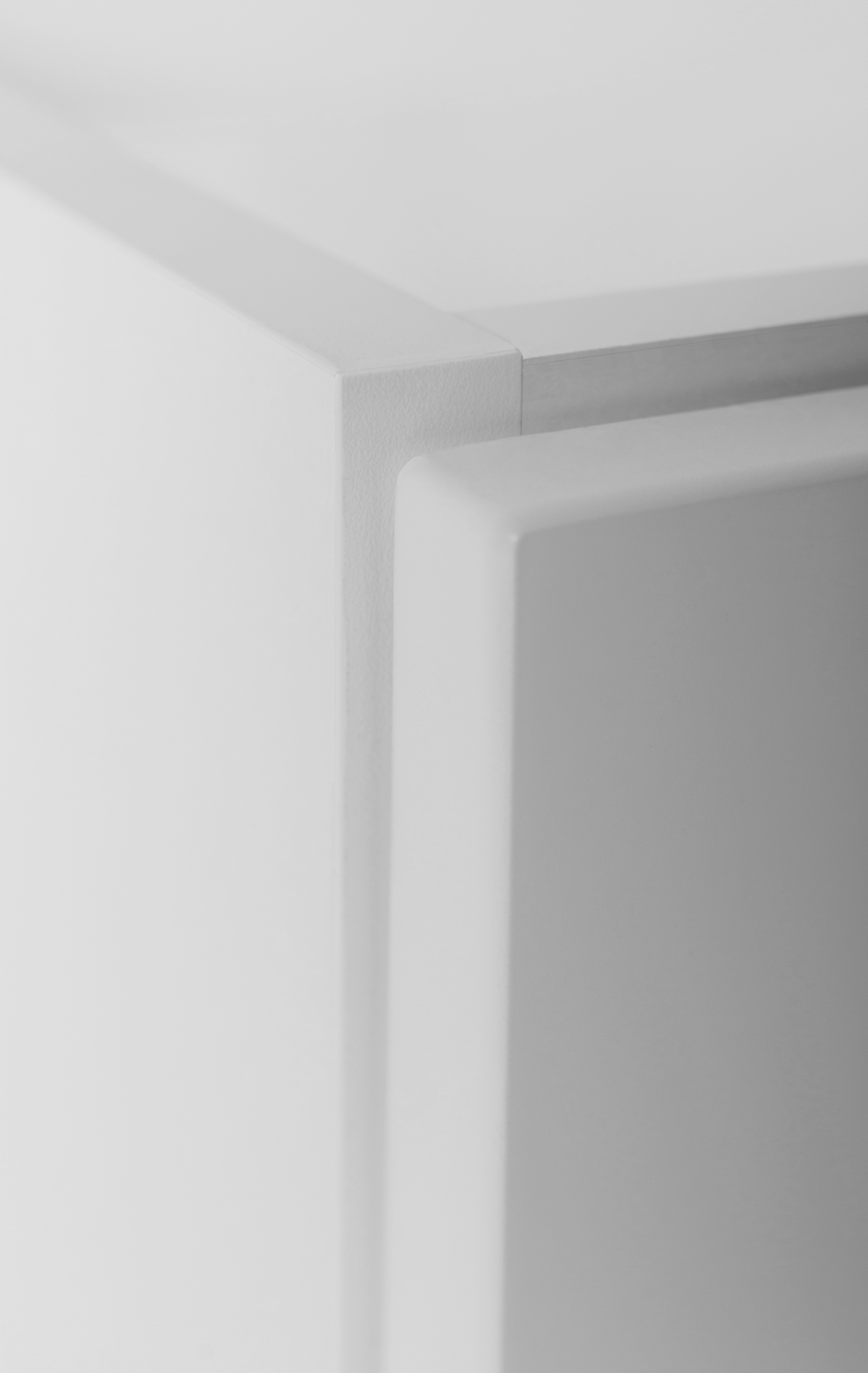 RODAN MODERN Badmöbel Set 160 cm Weiß mit Arbeitsplatte Schwarz – weitere Produktansicht 3