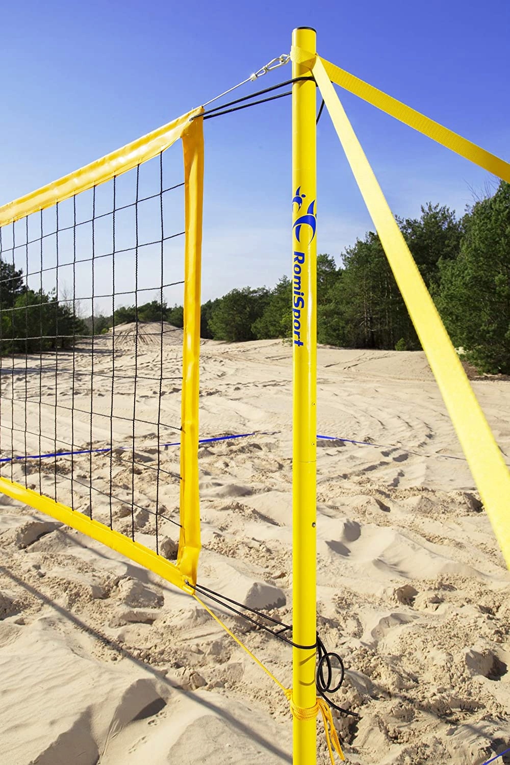 zestaw alu do volleyball Slupki, Net, Lines Marka Romisport